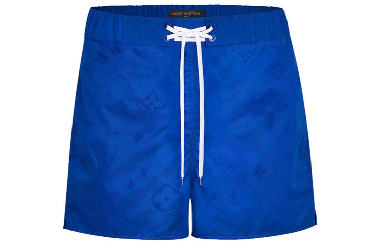 LOUIS VUITTON Casual Shorts Men's Electric Blue