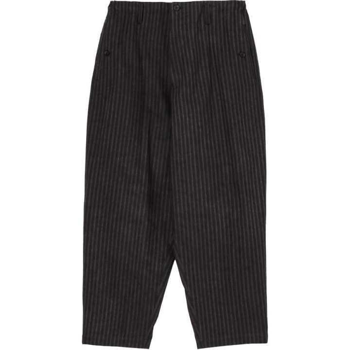 Yohji Yamamoto Yohji Yamamoto Striped Cotton Trousers