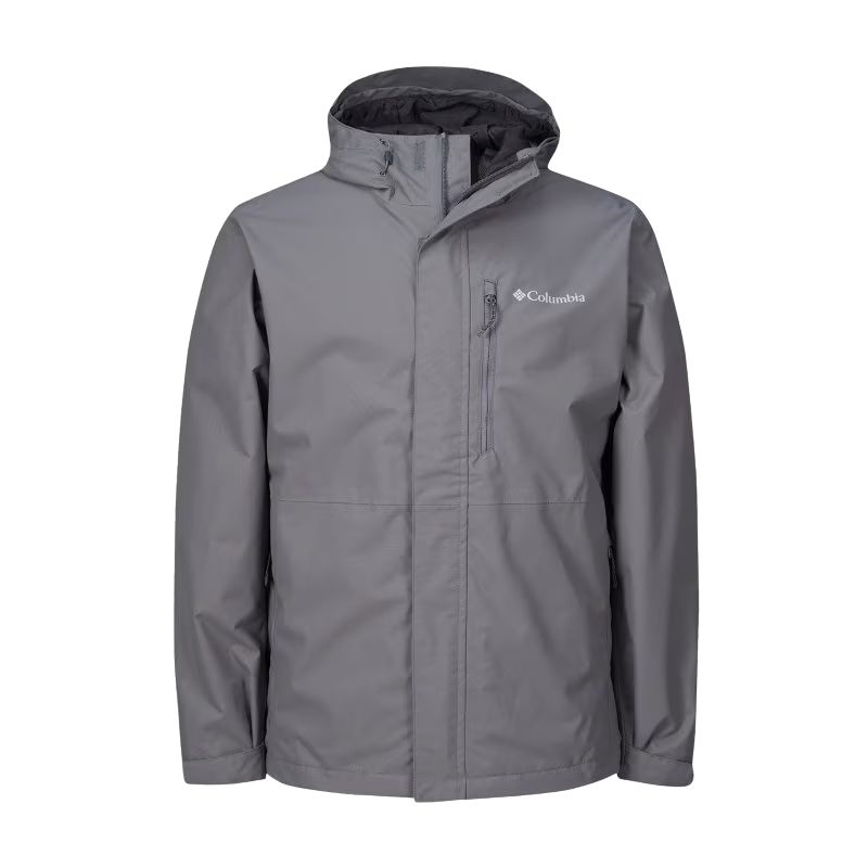 Columbia Hiking Trench Coat Men's Gray