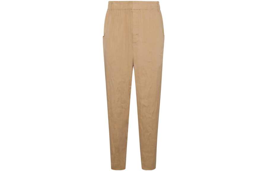 SAINT LAURENT High Waist Straight Leg Trousers