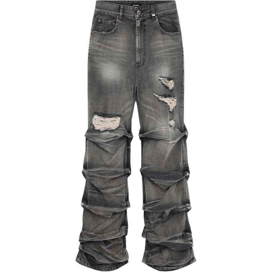 WE11DONE WE11DONE Jeans Men's Black Straight Fit Pants