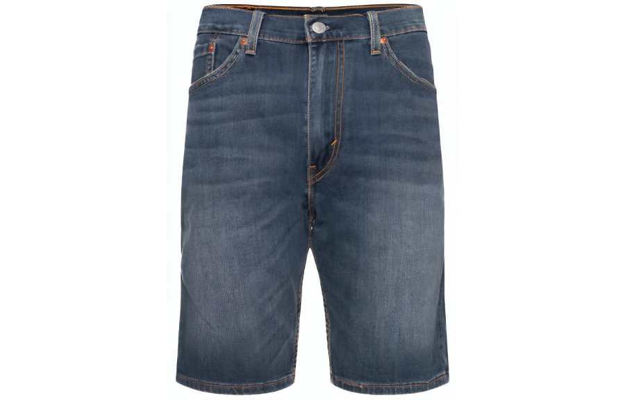 Levis Levis Denim Shorts Men's Gray Blue Moderate