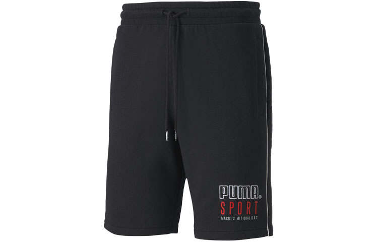 PUMA Sport Knitted Casual Shorts Men's Black