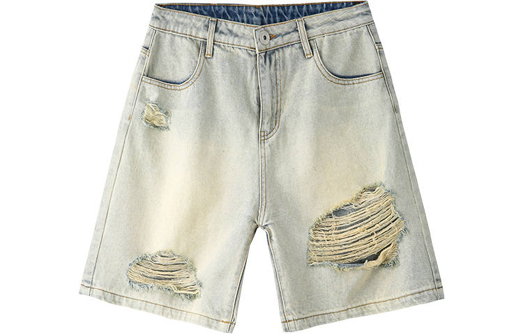 ER ER Denim Shorts Unisex Moderate