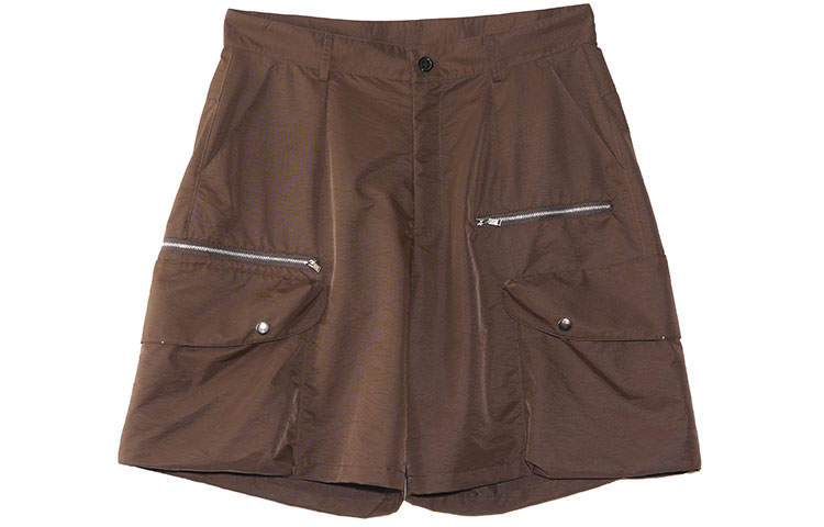 ROARINGWILD ROARINGWILD ARCH Cargo Shorts Unisex Brown Thin