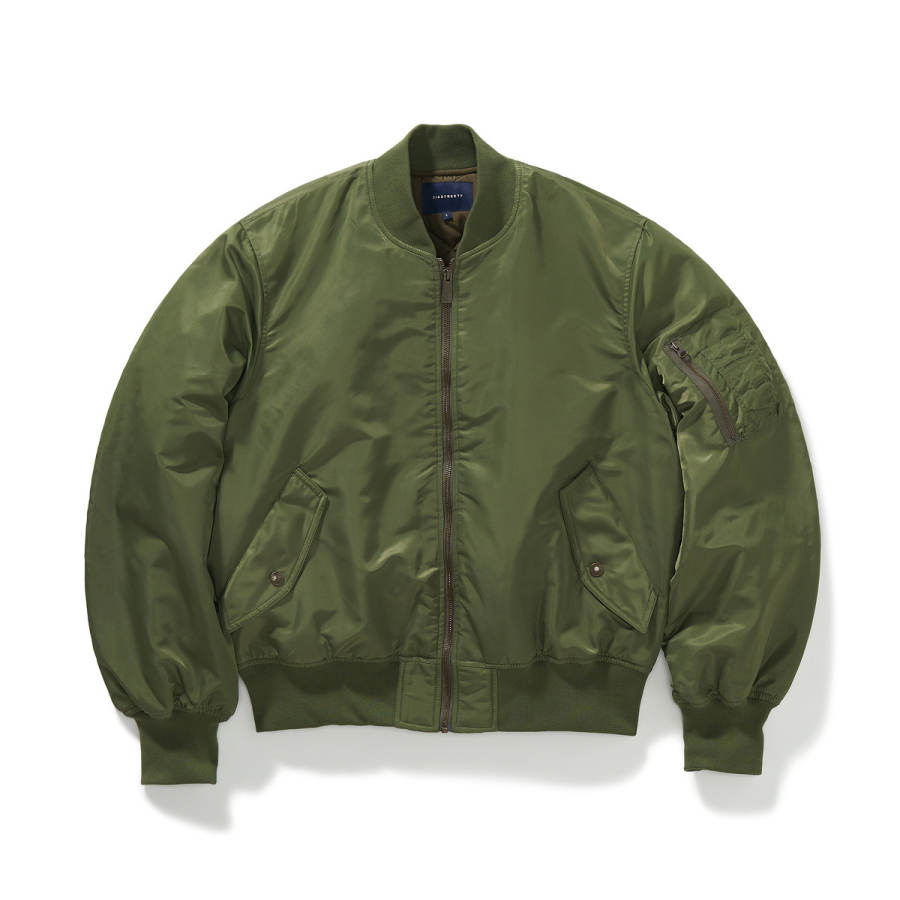 714STREET Puffer Jacket Unisex Army Green