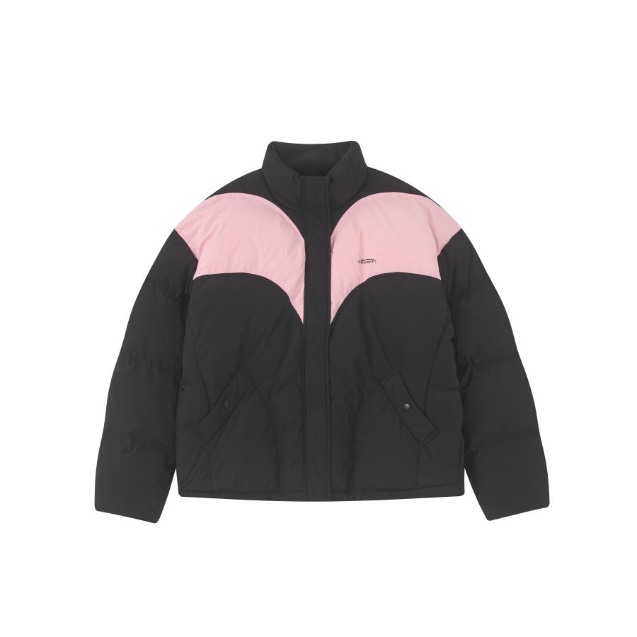 F426 F426 Puffer Jacket Unisex Black Pink