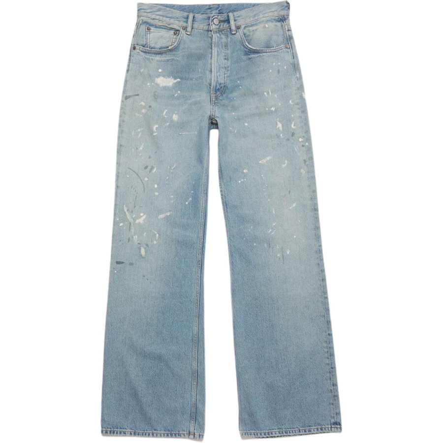 Acne Studios Acne Studios 2021M Regular Fit Distressed Jeans