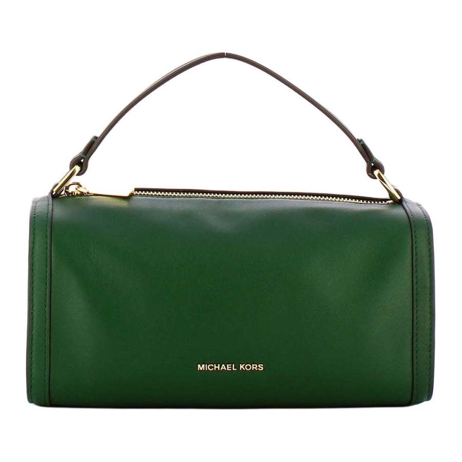 MICHAEL KORS Orchard Leather Shoulder Bag, Crossbody Bag, Handbag Small Women's Green