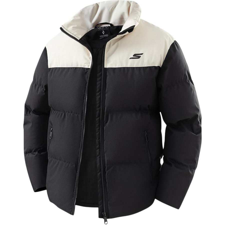 Skechers Puffer Jacket Unisex Black