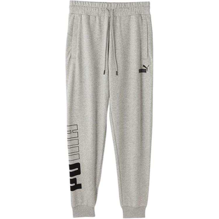 PUMA Sports Life Collection Knitted Sweatpants Men's Gray