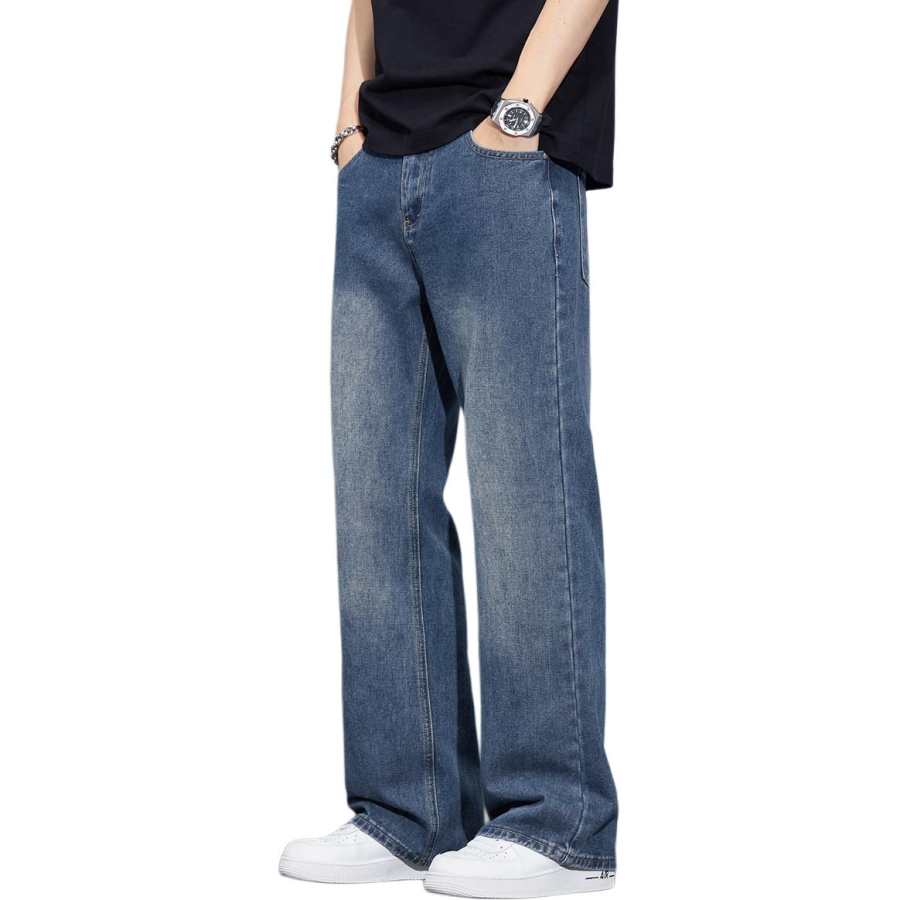 Tonlion Jeans Unisex Vintage Blue
