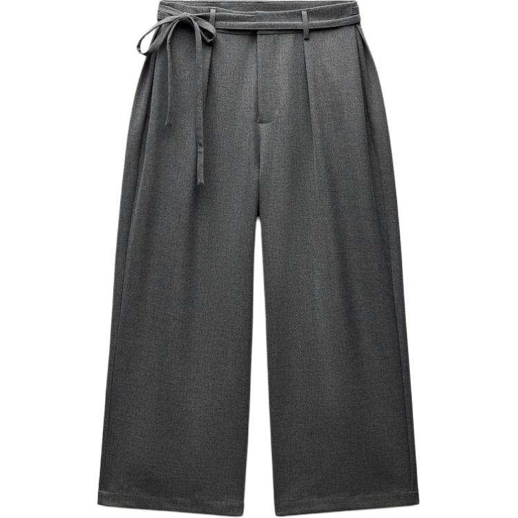 ZARA X AO YES AO YES Suit Pants Men's Gray Moderate