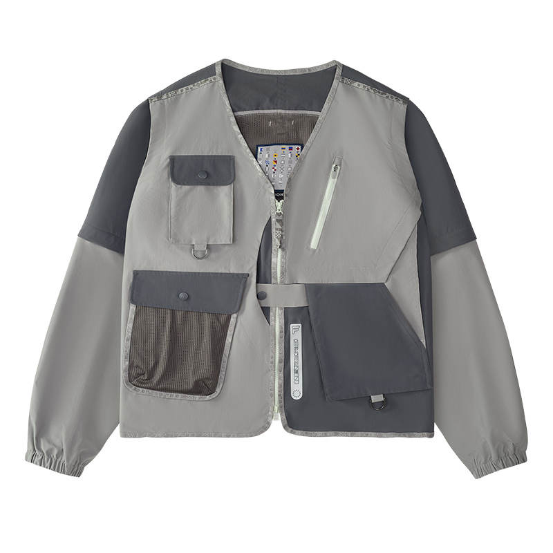 FILA FUSION Jacket Men's Carbon Black Gray