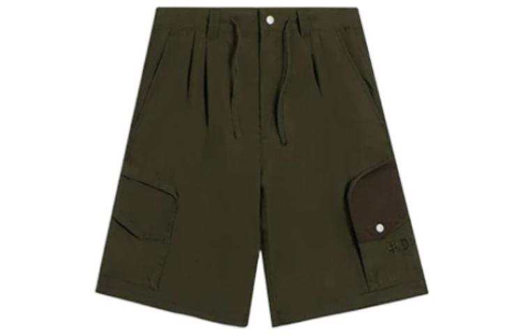 Li-Ning Li Ning Casual Shorts Men's Dark Olive Green Moderate