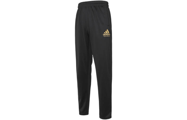 Adidas Adidas Casual Pants Men's Black/Gold Moderate Cuffed Pants