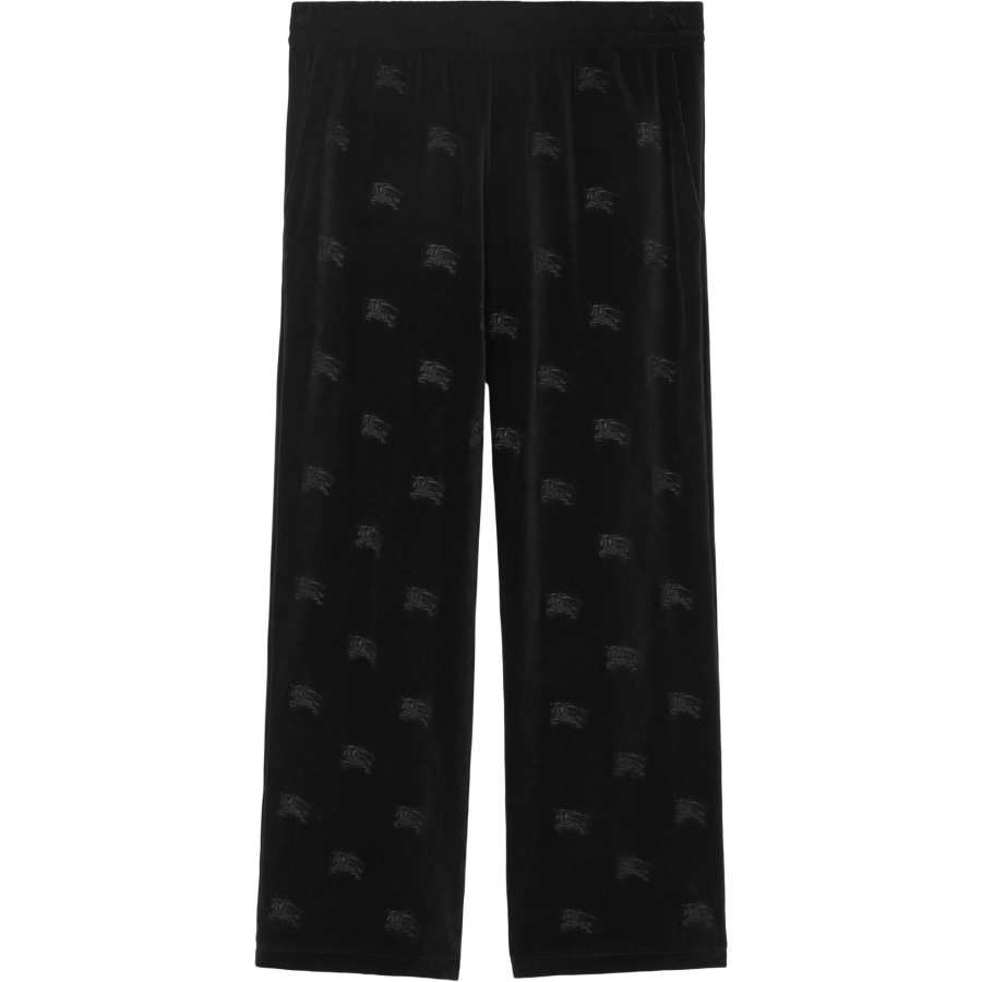 Burberry Ekd Velvet Track Pants