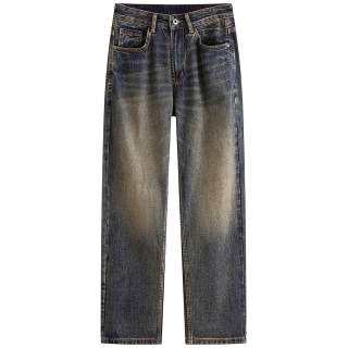 Jeep Jeans Unisex Haze Blue Moderate Straight Fit Pants