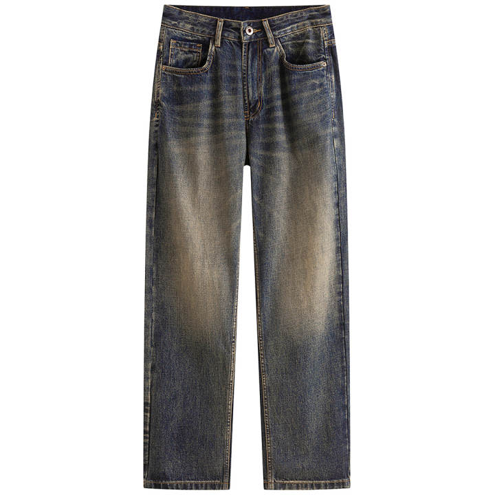 Jeep Jeep Jeans Unisex Haze Blue Moderate Straight Fit Pants