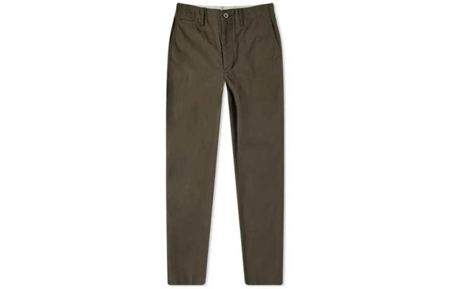 Visvim Casual Pants Men's Brown Moderate Straight Fit Pants