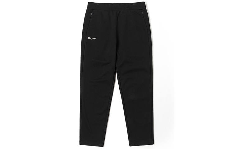 Kappa Casual Pants Men's Black 990 Thickened Straight Fit Pants