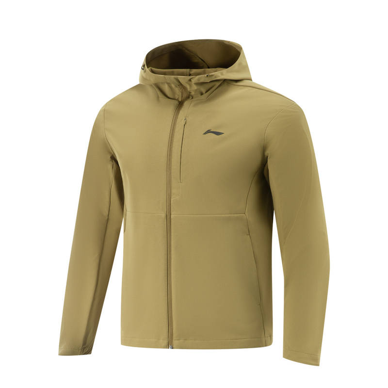 Li-Ning Li Ning Fitness Series Trench Coat Men's Yellow Walnut Brown