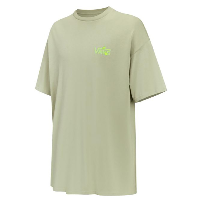 Vans Vans T Shirts Men's Green Crew Neck Moderate