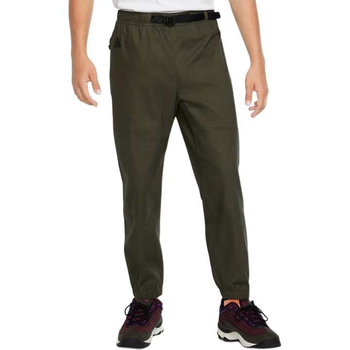 Nike Nike Casual Pants Men's Green Moderate Cuffed Pants