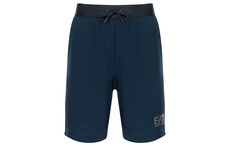 EMPORIO ARMANI EA7 SS21 Casual Shorts Men's Navy Blue