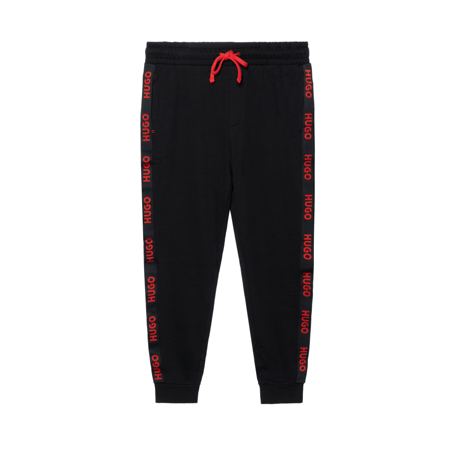 HUGO BOSS 【Previous Season】logo-tape cotton track pants