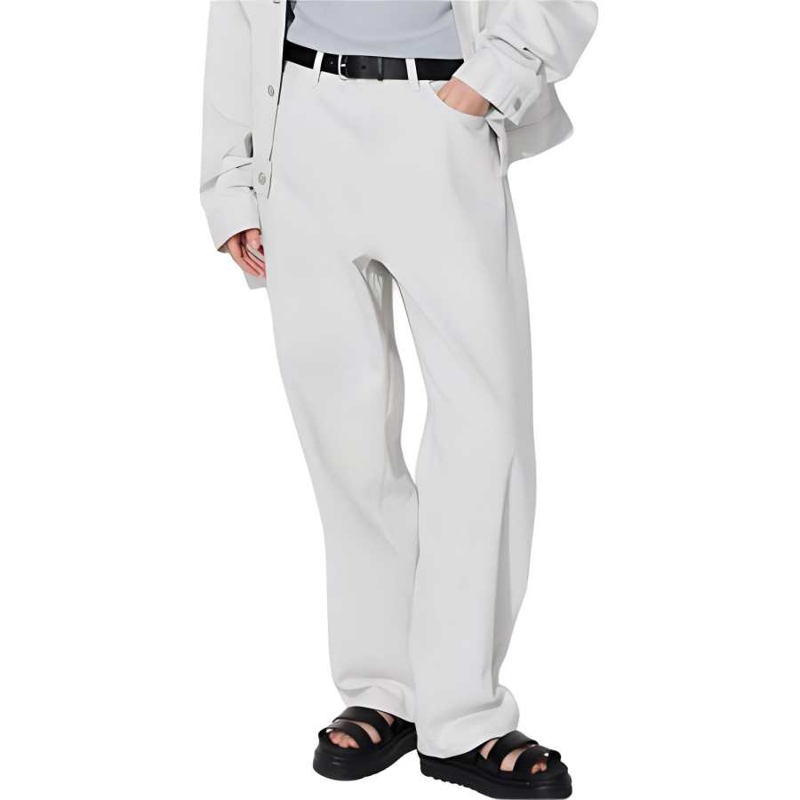 UNIQLO Jeans Men's Ivory Moderate Straight Fit Pants