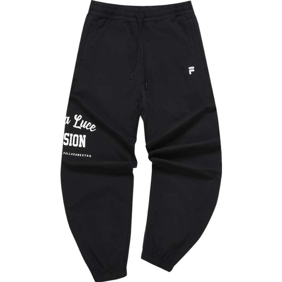 FILA FUSION Casual Pants Men's Black Moderate Other