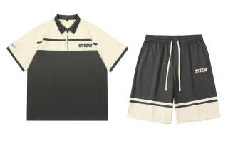 S.view Casual Sportswear Unisex Polo Collar Thin