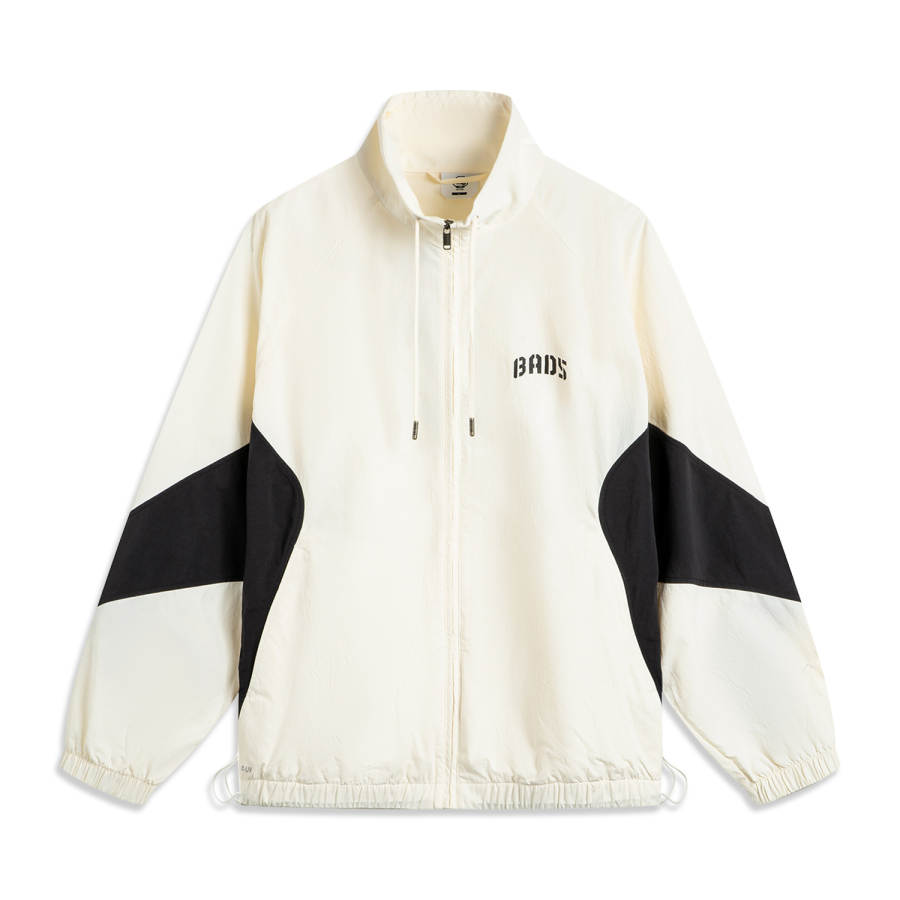 Li-Ning Li Ning Trench Coats Men's Ivory Stand Collar Moderate Other