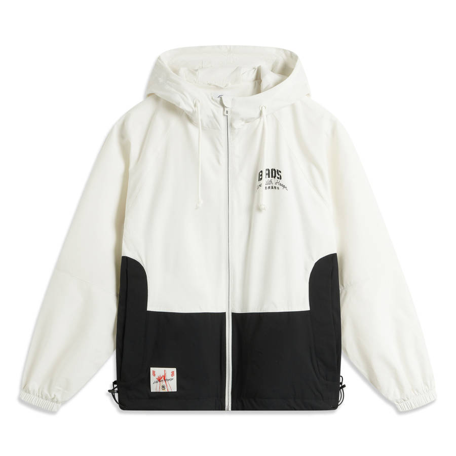 Li-Ning Li Ning Basketball Collection Trench Coat Men's Ivory Black