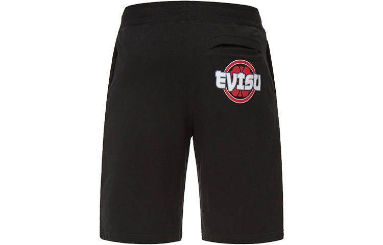 EVISU EVISU Casual Shorts Men's Black Moderate