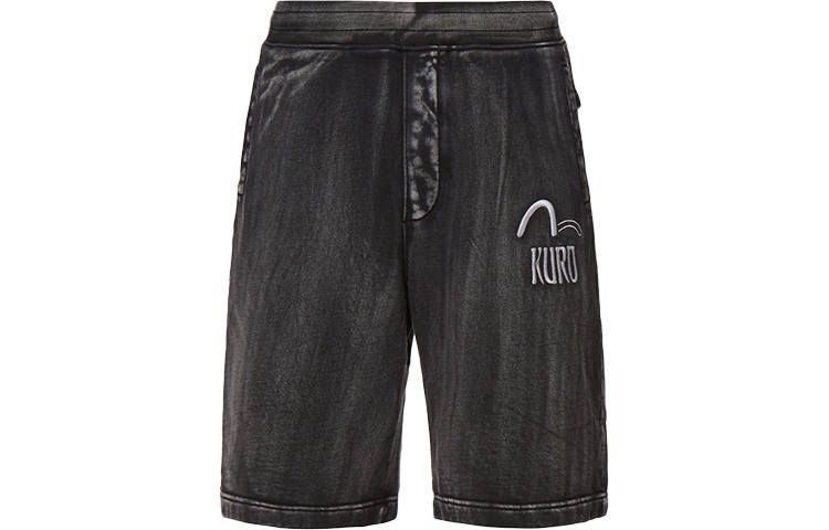 EVISU EVISU Casual Shorts Men's Black Moderate