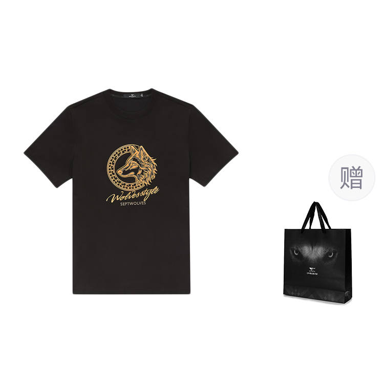 SEPTWOLVES T Shirts Unisex Crew Neck Moderate