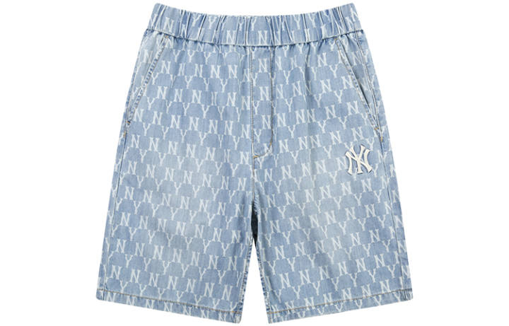MLB MLB Old Flower Casual Shorts Unisex Blue Moderate