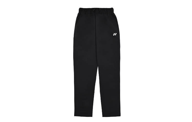 YONEX Casual Pants Men's Black Moderate Straight Fit Pants