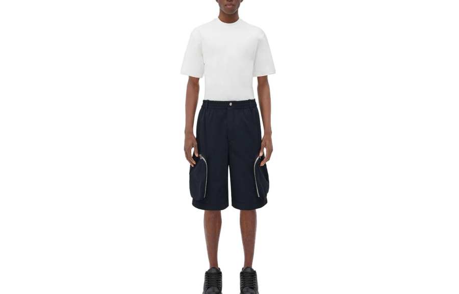 Bottega Veneta SS23 Cargo Shorts Men's Black