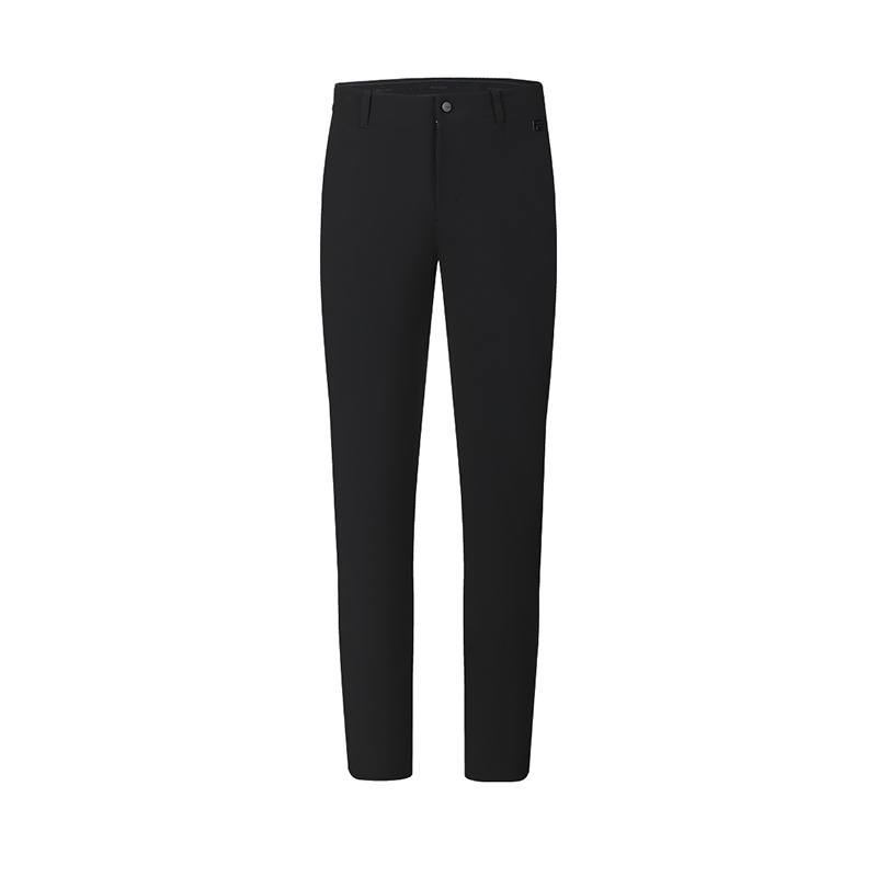 FILA Casual Pants Men's Black Moderate Slim Fit Pants