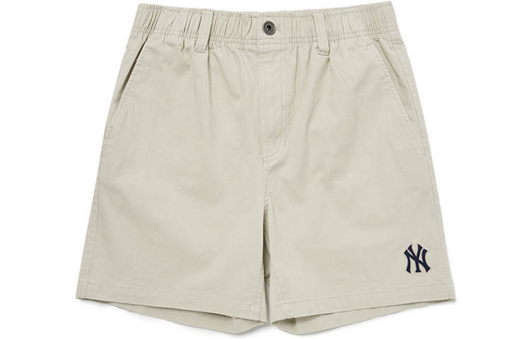 MLB MLB Base Logo Casual Shorts Unisex Beige Moderate