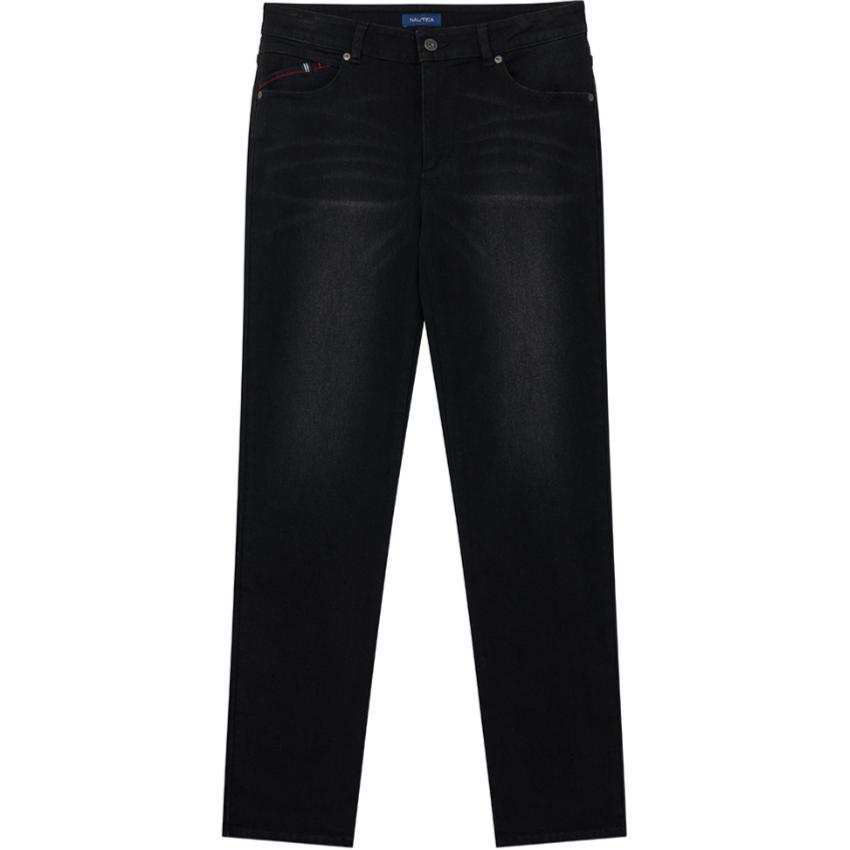 NAUTICA Jeans Men's Black Moderate Straight Fit Pants