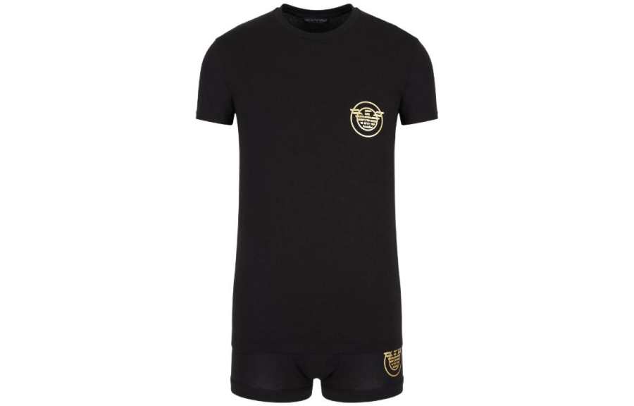 EMPORIO ARMANI FW22 Casual Sportswear Men's Black