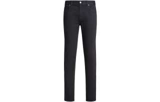 Zzegna Casual Pants Men's Dark Blue Moderate Slim Fit Pants