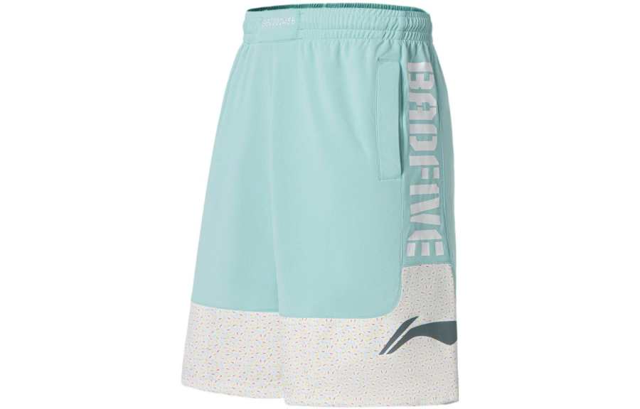 Li-Ning Li Ning Badfive Casual Shorts Men's Lake Gray Blue