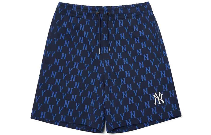 MLB MLB Base Logo Casual Shorts Unisex Blue Moderate