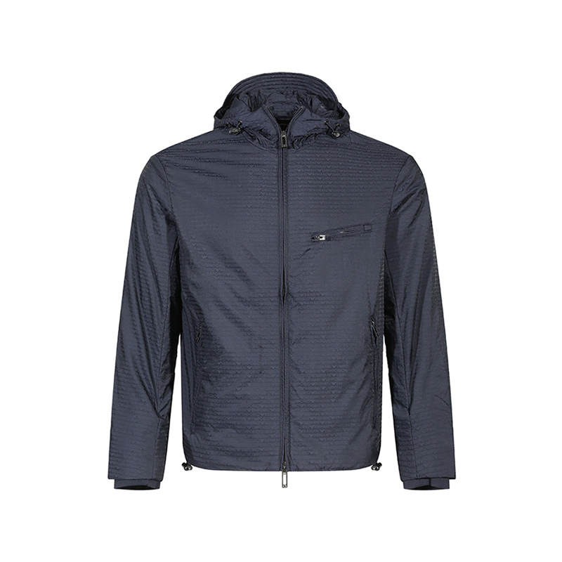 EMPORIO ARMANI Zip Up Padded Hooded Jacket