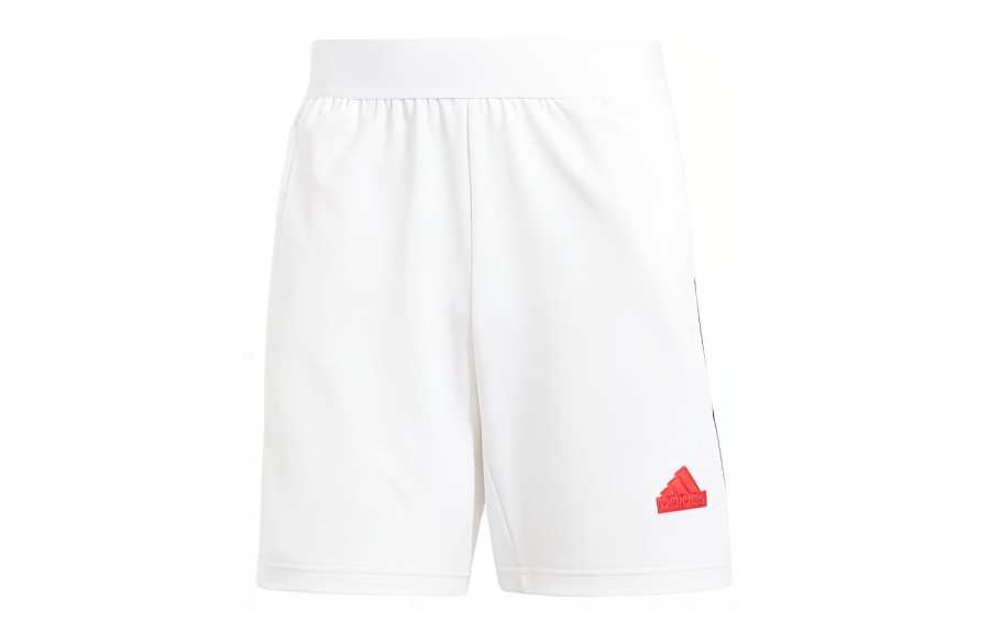 Adidas Adidas Casual Shorts Men's White/Team Marine Blue 2/Better Scarlet